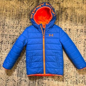Kids under armor puffy jacket